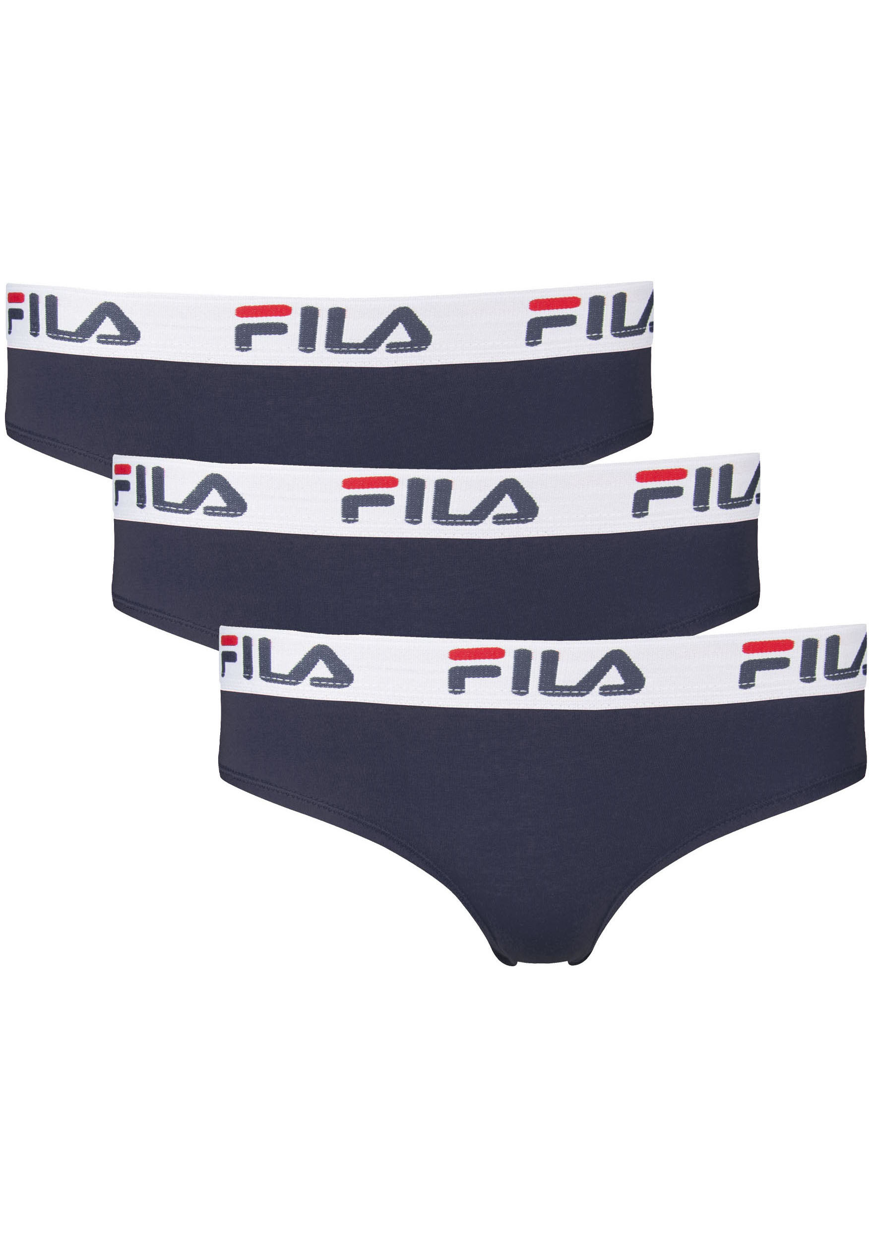 Fila Slip, (Packung, 3 St.), mit elastischem Logobund von Fila