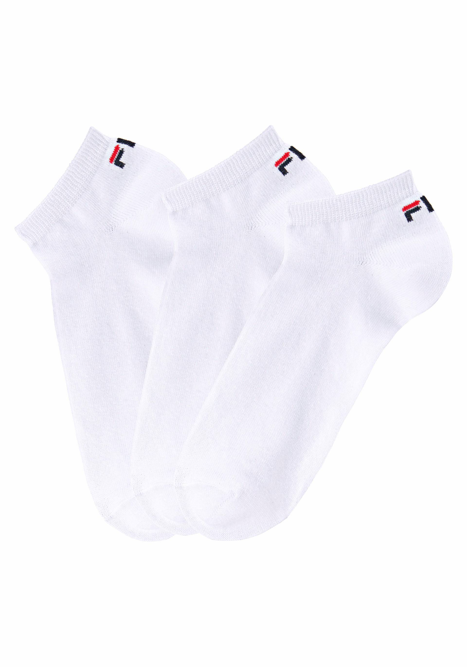 Fila Sneakersocken, (3 Paar), mit eingestricktem Logo an der Ferse von Fila