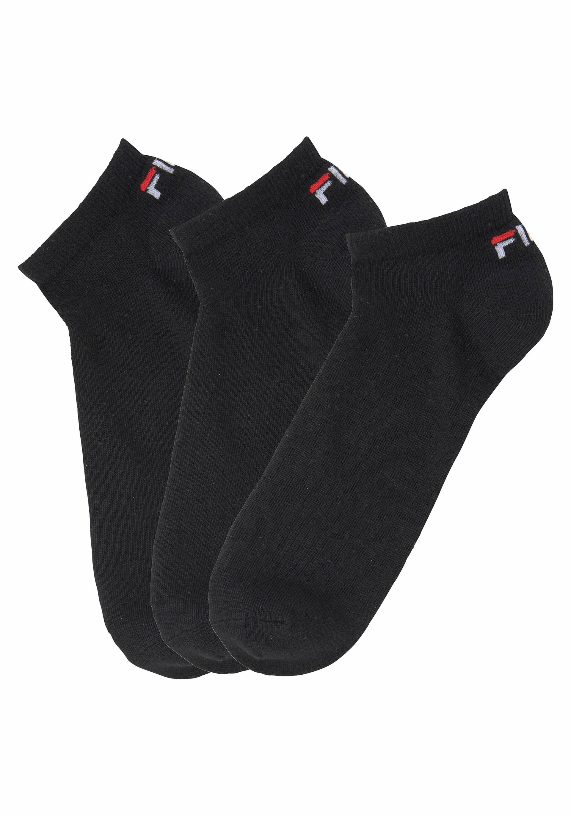 Fila Sneakersocken, (3 Paar), mit eingestricktem Logo an der Ferse von Fila