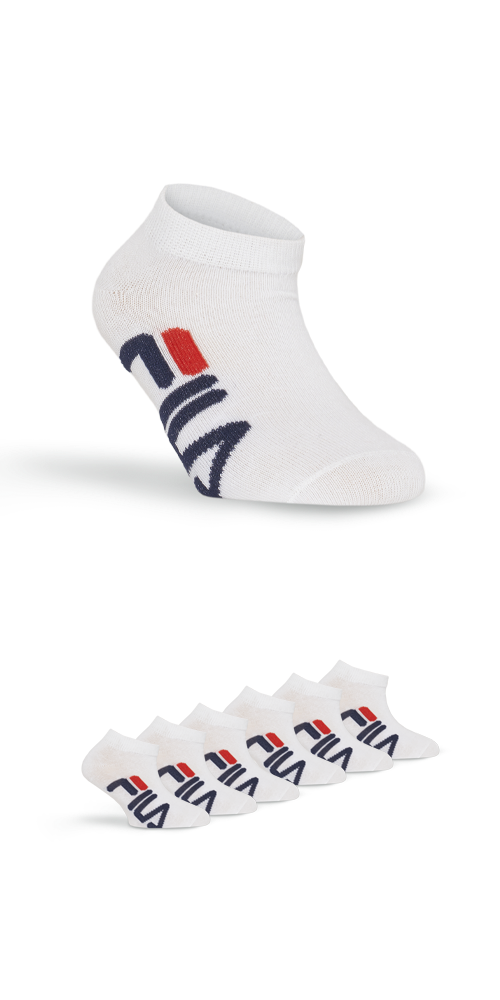 Fila Sneakersocken, (6er Pack), mit Logoschriftzug seitlich von Fila