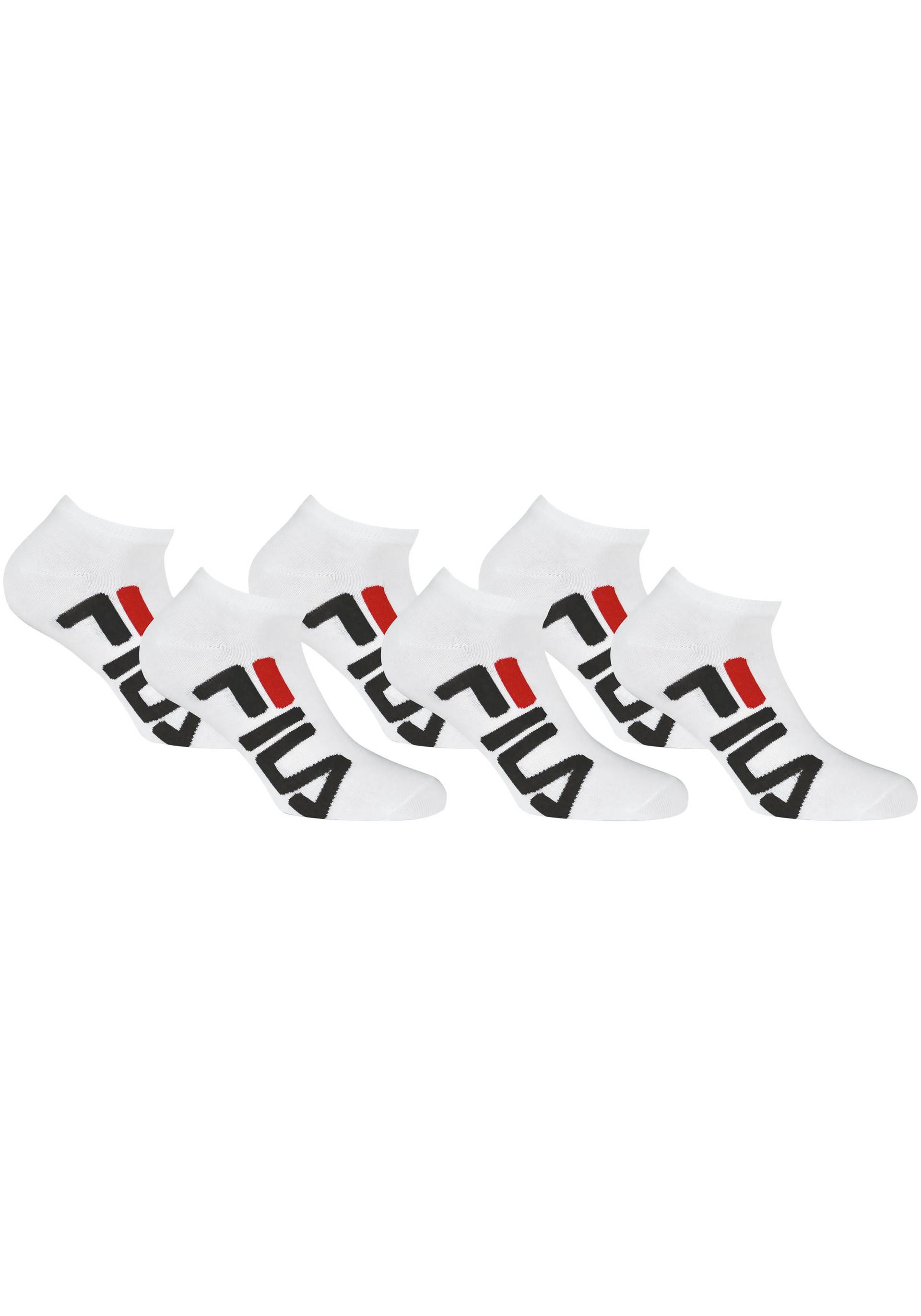 Fila Sneakersocken, (Packung, 6 Paar), Grosser Markenschriftzug seitlich