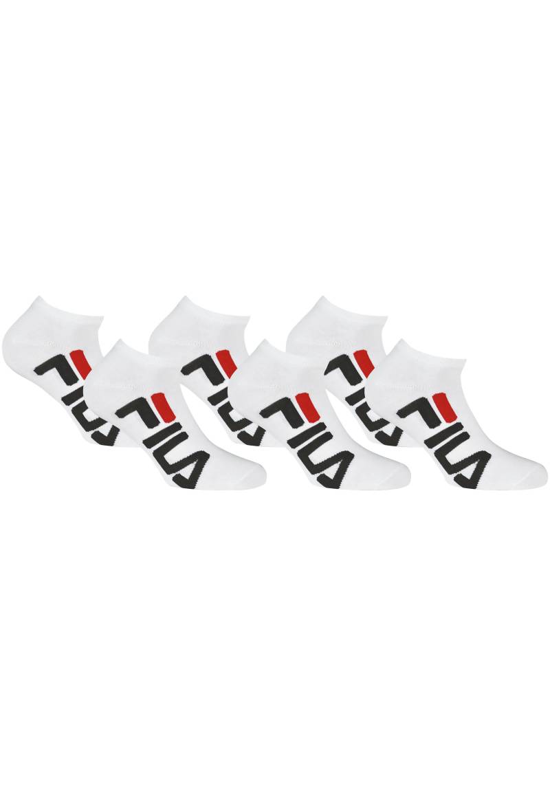 Fila Sneakersocken, (6er Pack), Grosser Markenschriftzug seitlich von Fila