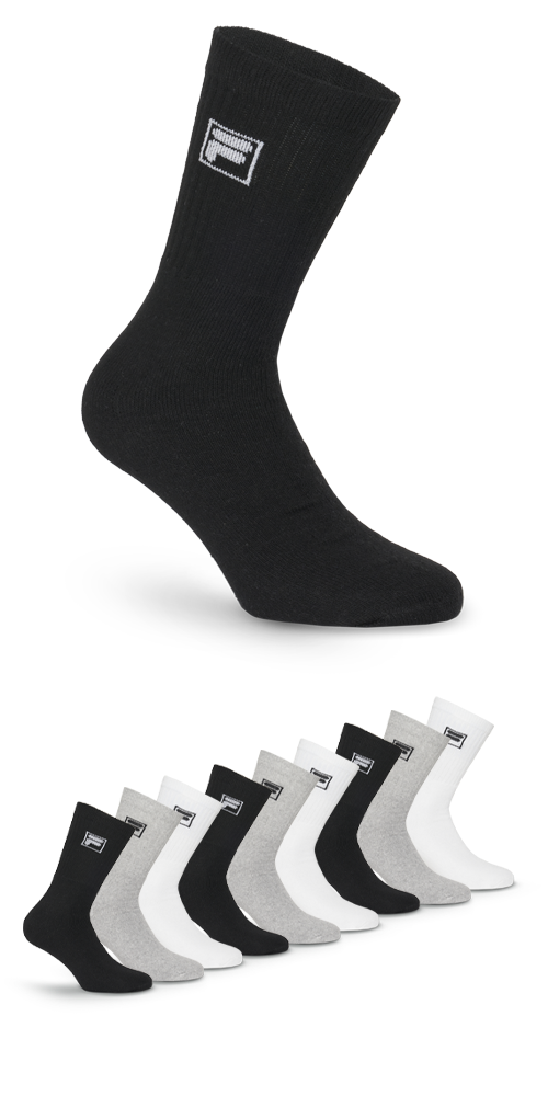 Fila Sportsocken, (9er Pack), mit langem Rippenbündchen von Fila