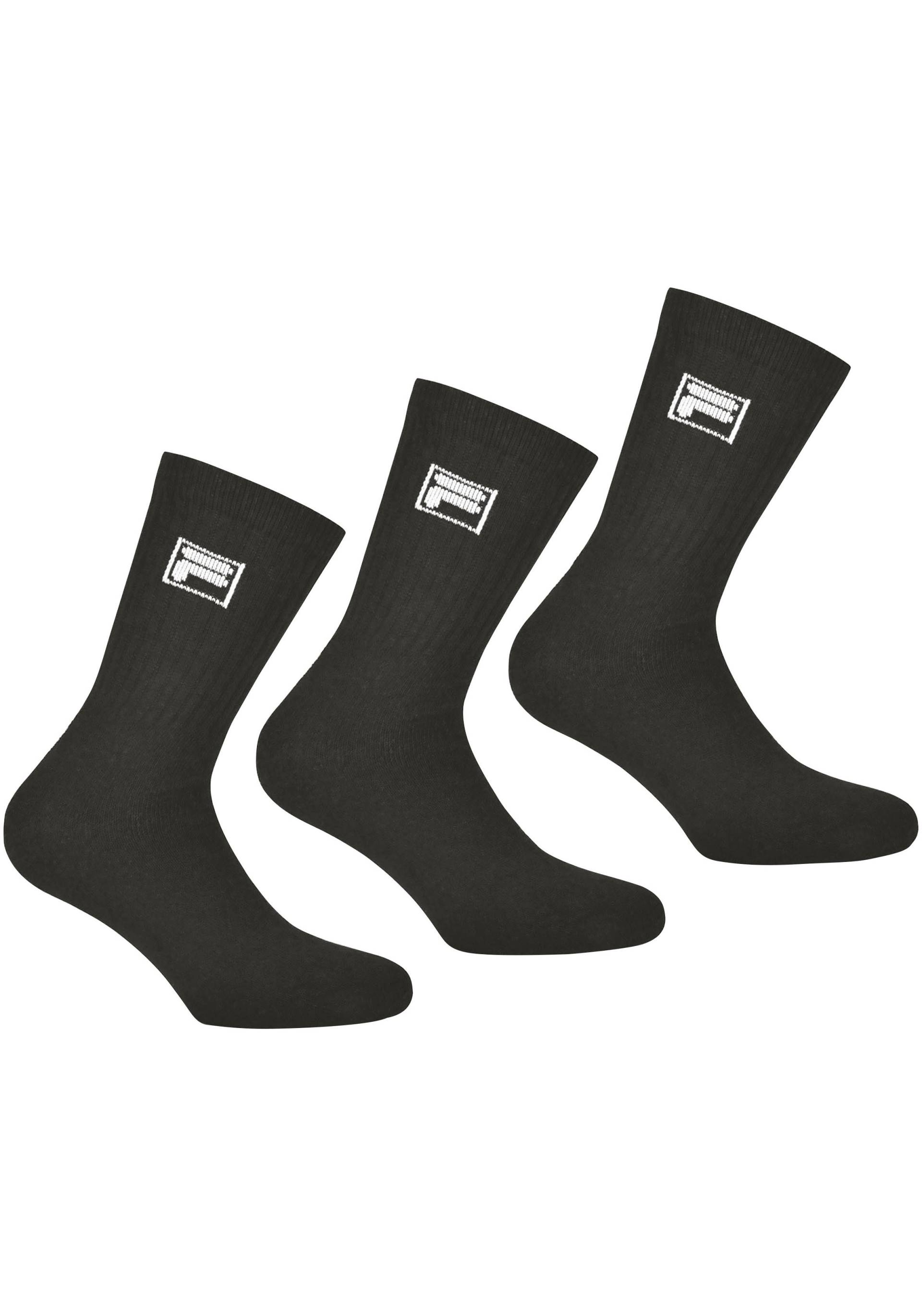 Fila Sportsocken, (3er Pack), Klassiche Tennissocken, Freizeitsocken von Fila