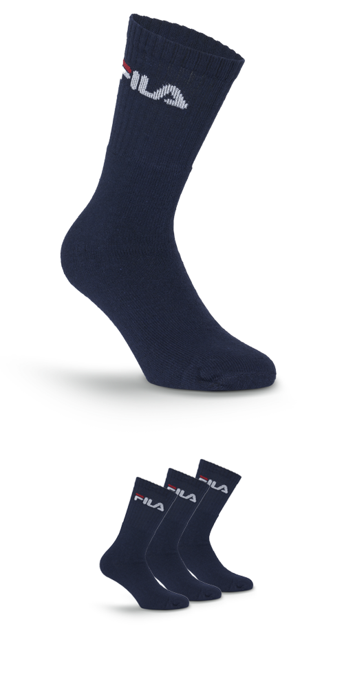 Fila Tennissocken, (3er Pack), mit verstärkten Belastungszonen von Fila