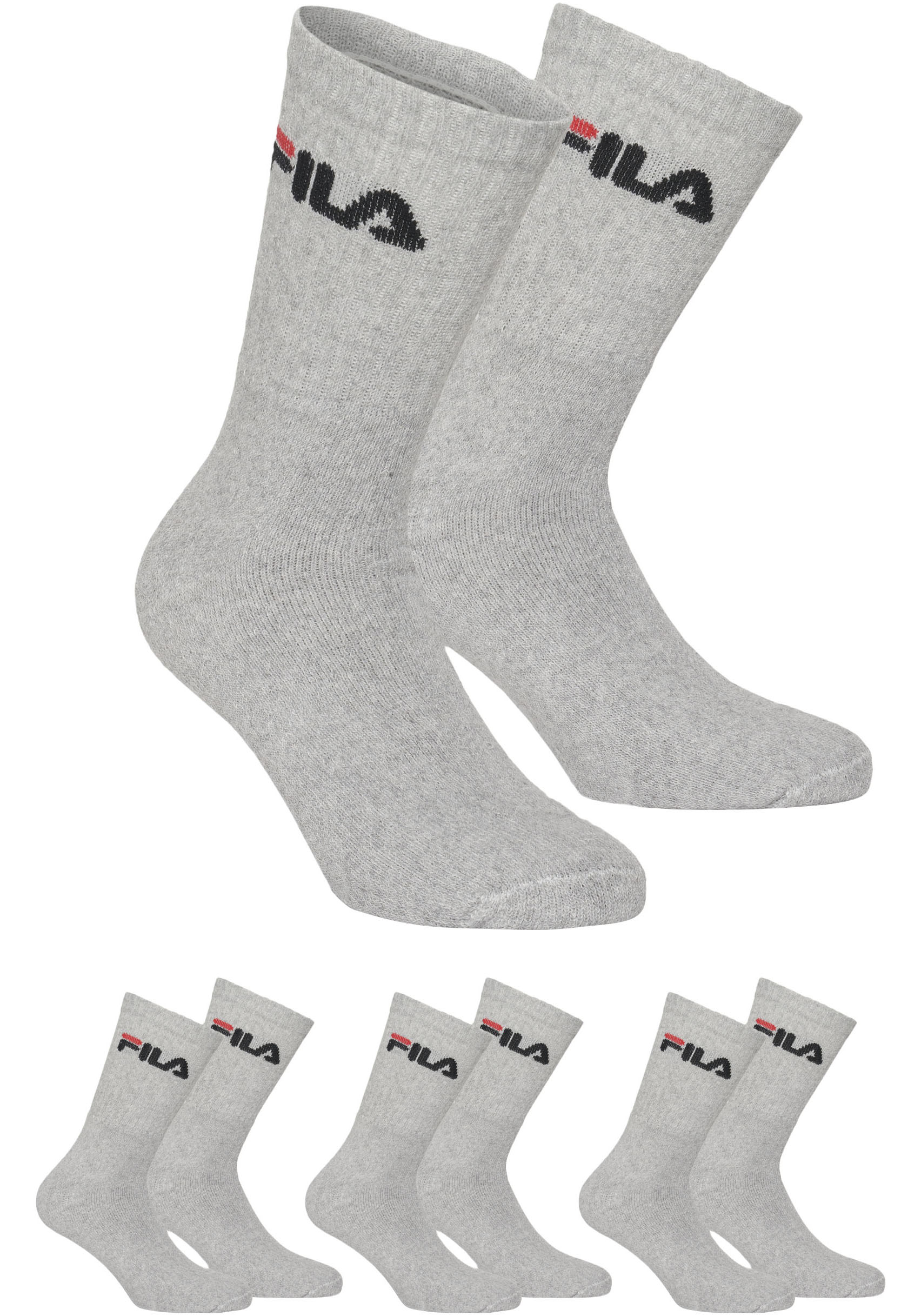 Fila Tennissocken, (3er Pack), mit verstärkten Belastungszonen von Fila