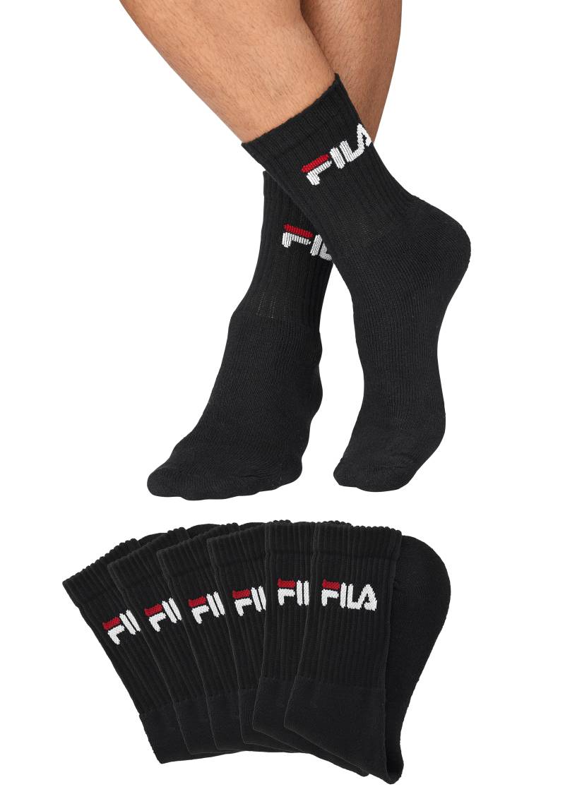 Fila Tennissocken, (6er Pack), mit eingestricktem Logo von Fila