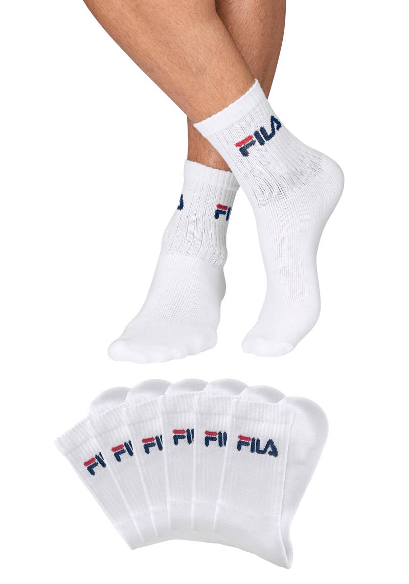 Fila Tennissocken, (6er Pack), mit eingestricktem Logo von Fila