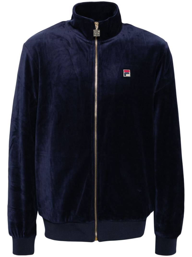 Fila velour track jacket - Blue von Fila