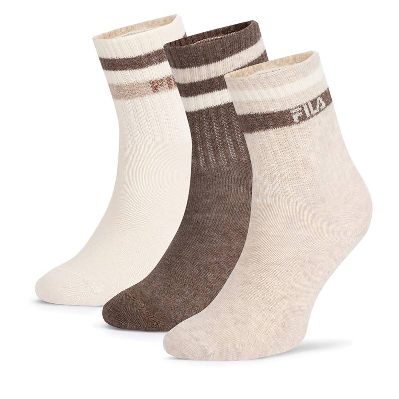 Socken Fila F8207-AW24 (3-pack) Écru von Fila