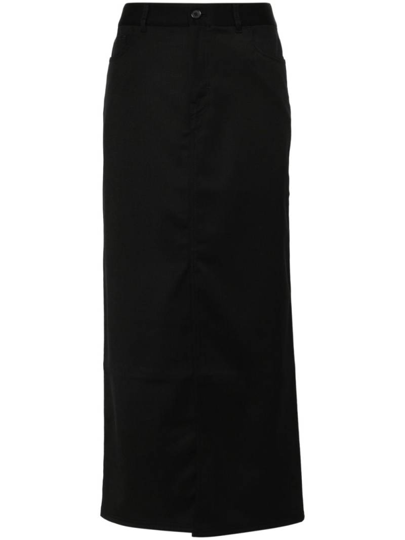 Filippa K 93 five-pocket maxi skirt - Black von Filippa K