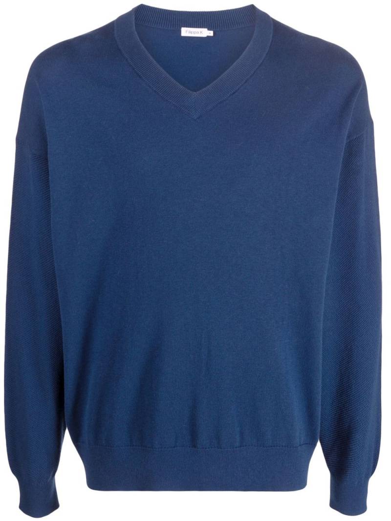 Filippa K Axel V-neck jumper - Blue von Filippa K