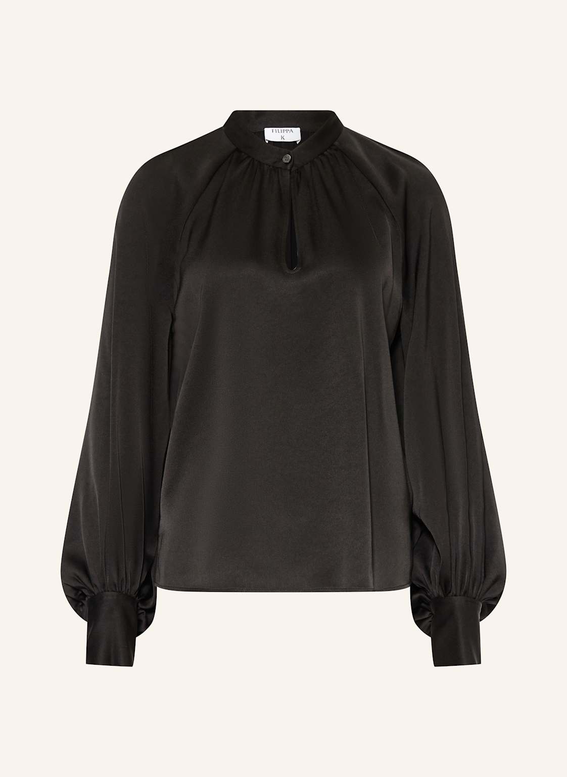 Filippa K Blusenshirt Aus Satin schwarz von Filippa K