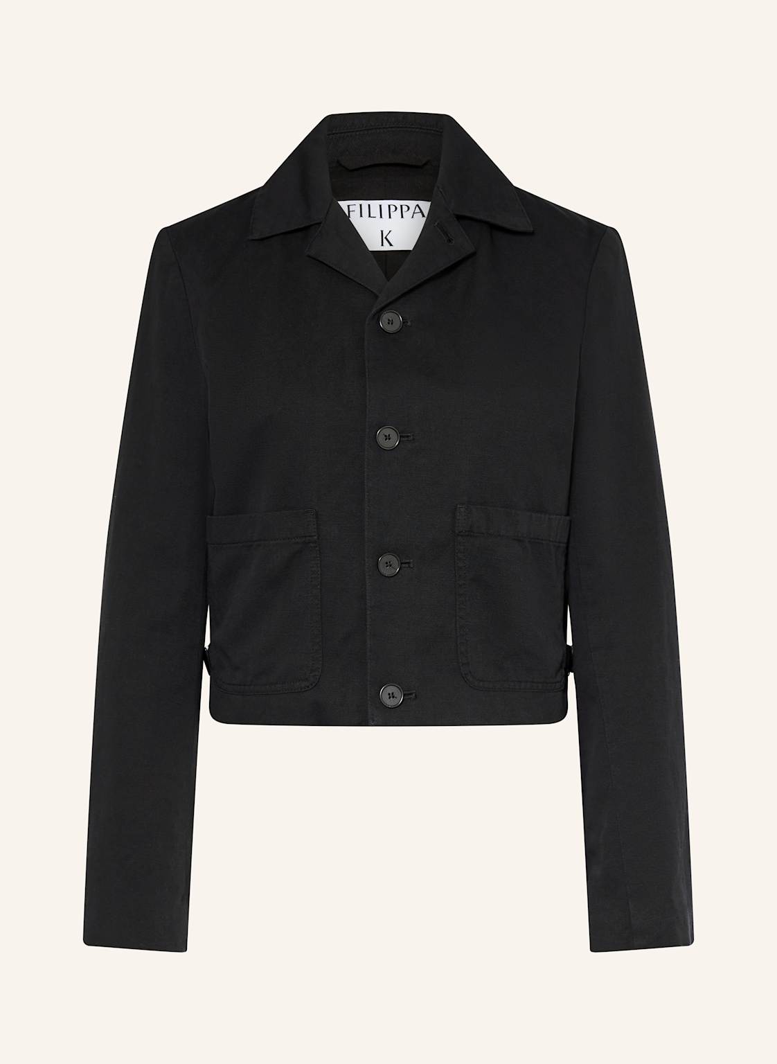 Filippa K Jacke Mit Leinen schwarz Filippa K Jacke Mit Leinen schwarz von Filippa K