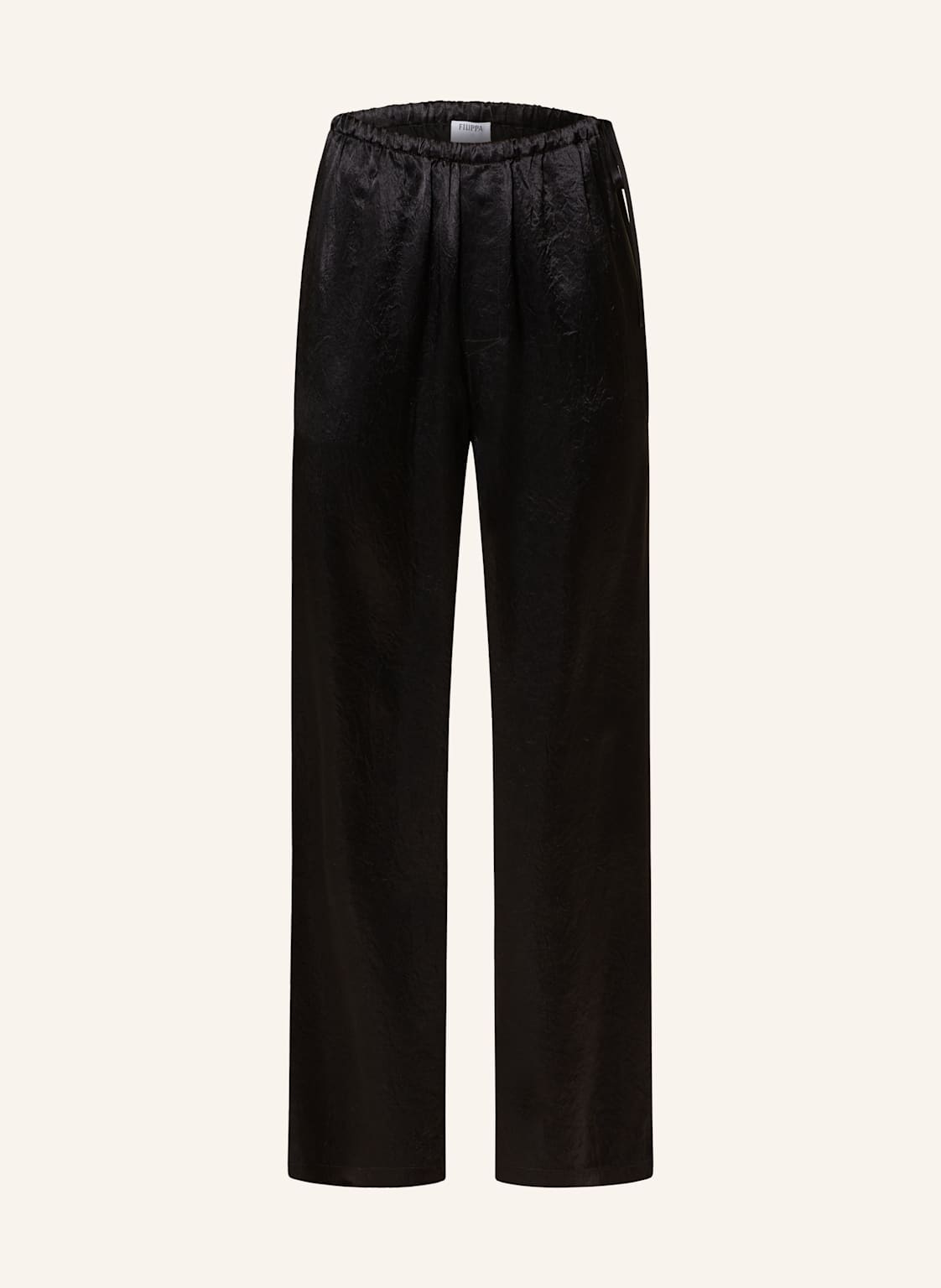 Filippa K Marlenehose Aus Satin schwarz Filippa K Marlenehose Aus Satin schwarz von Filippa K