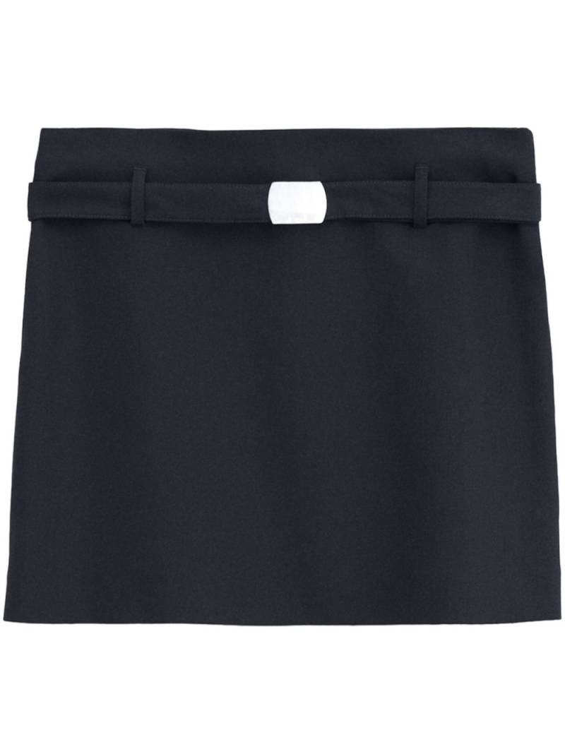 Filippa K belted mini skirt - Black von Filippa K