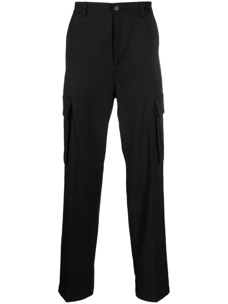 Filippa K cargo-pocket wool trousers - Black von Filippa K