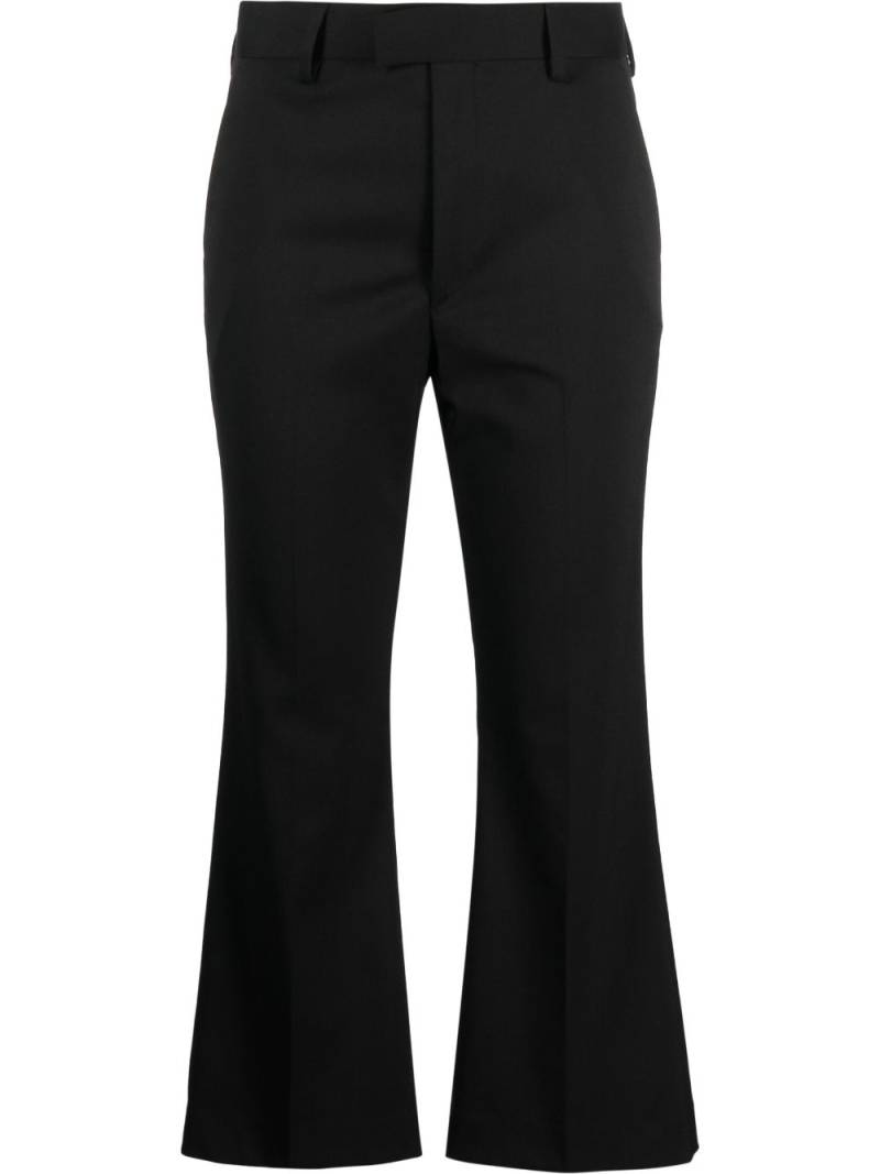 Filippa K cropped kick-flare trousers - Black von Filippa K