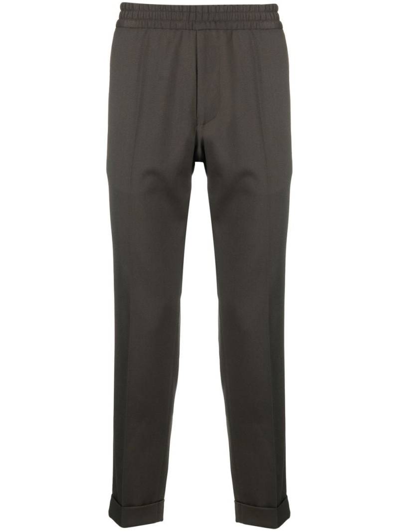 Filippa K cropped turn-up trousers - Green von Filippa K