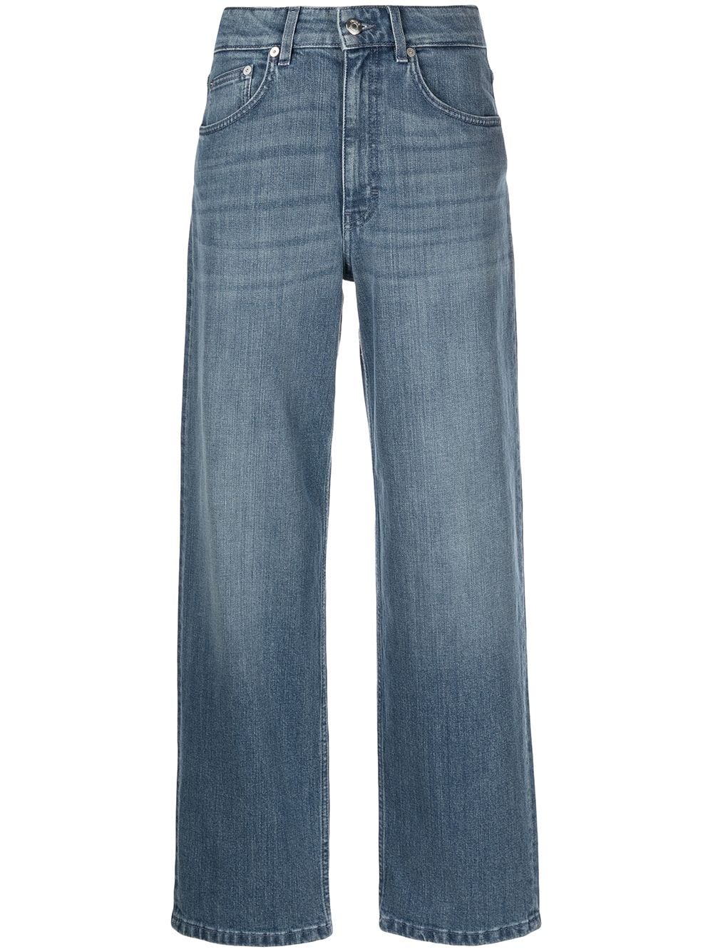 Filippa K cropped wide-leg denim jeans - Blue von Filippa K