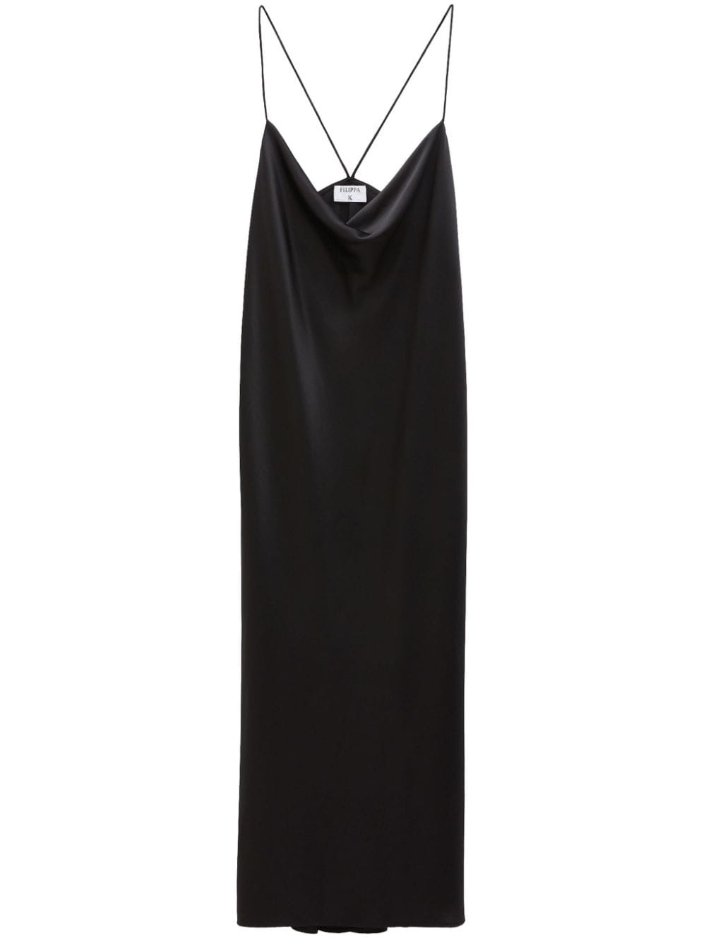 Filippa K draped stretch-silk slip dress - Black von Filippa K