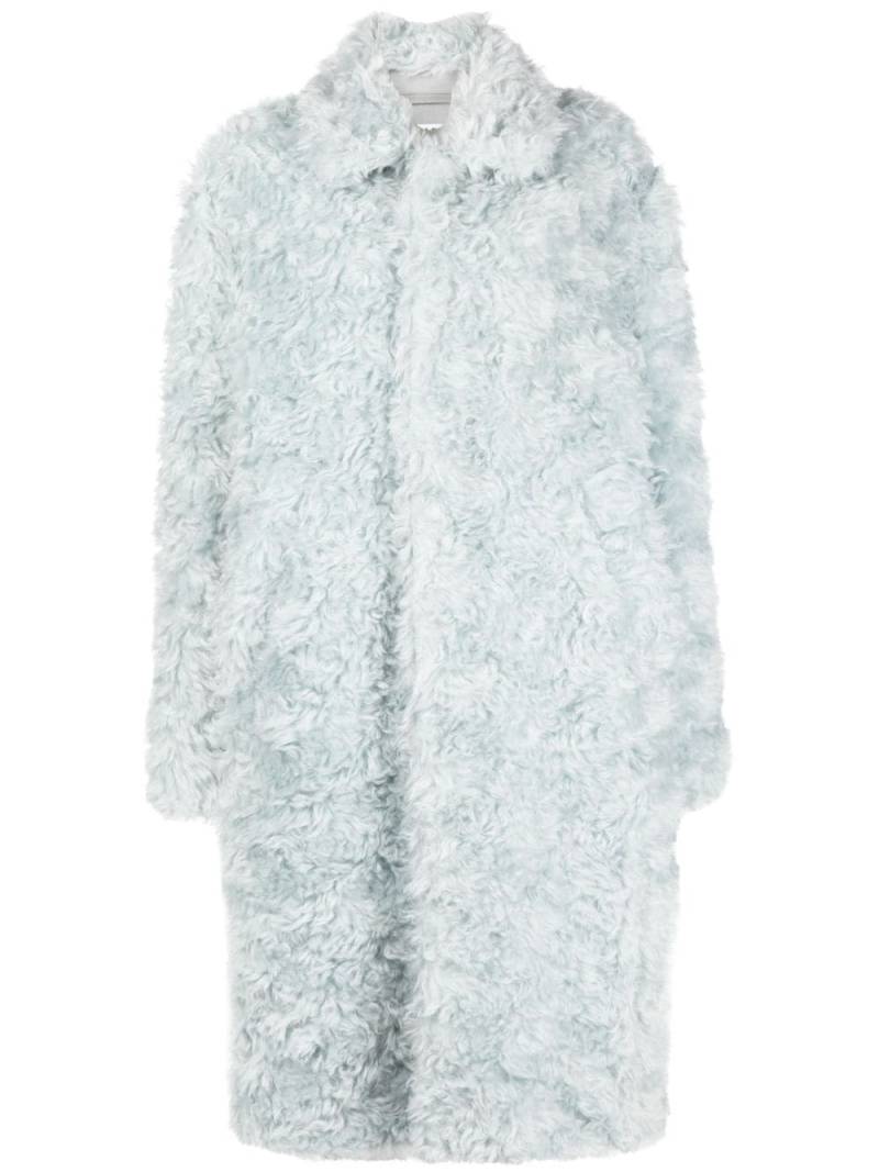 Filippa K faux-shearling double-breasted coat - Blue von Filippa K