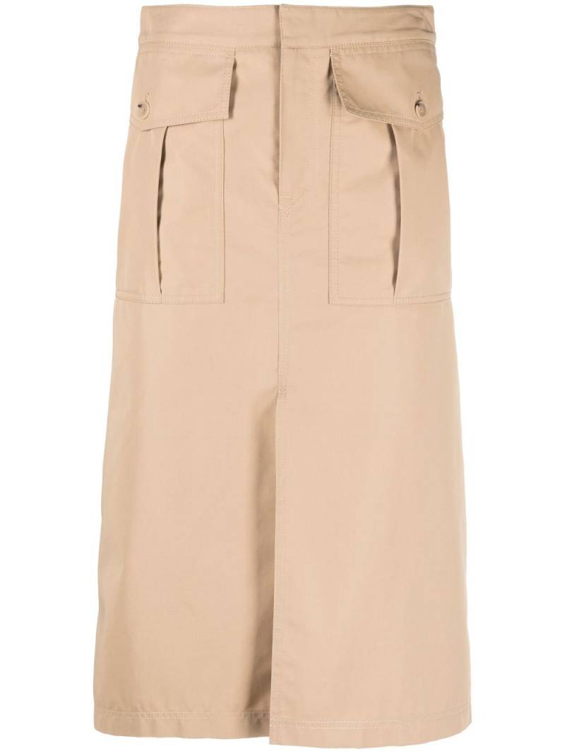 Filippa K high-waisted cargo skirt - Neutrals von Filippa K