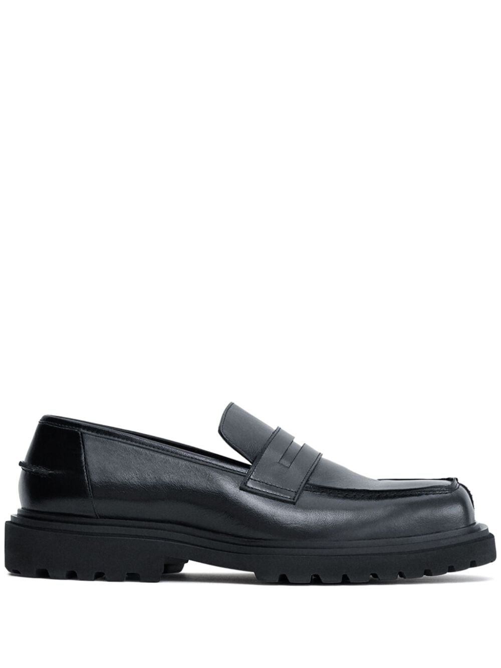 Filippa K leather penny loafers - Black von Filippa K