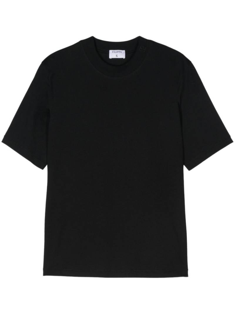 Filippa K mock-neck T-shirt - Black von Filippa K