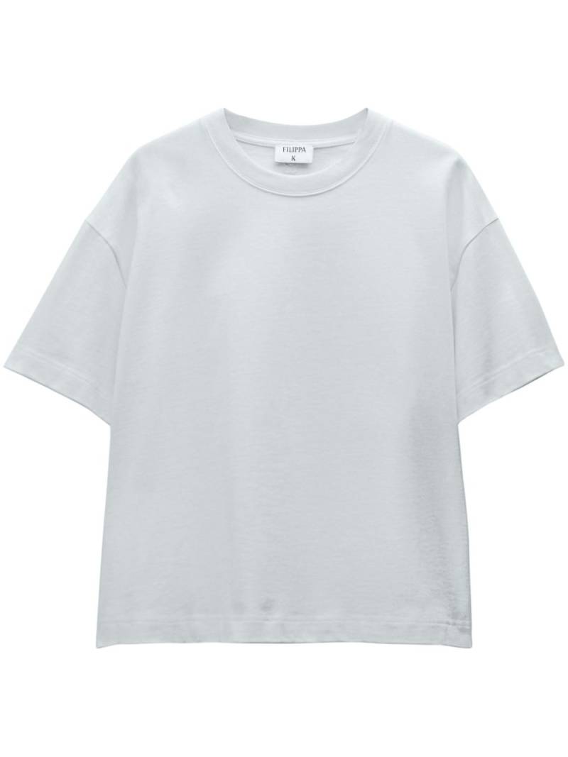 Filippa K oversized organic-cotton T-shirt - Blue von Filippa K