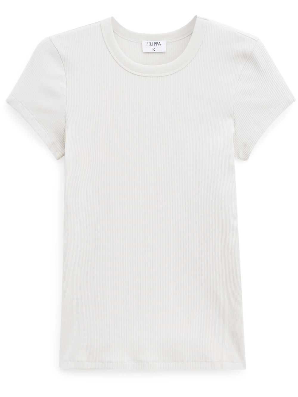 Filippa K ribbed T-shirt - White von Filippa K