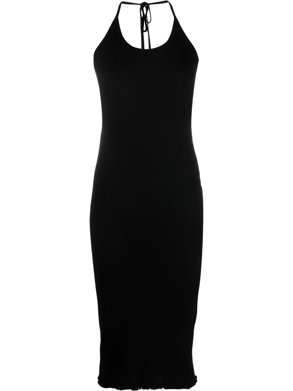 Filippa K ribbed halterneck midi dress - Black von Filippa K