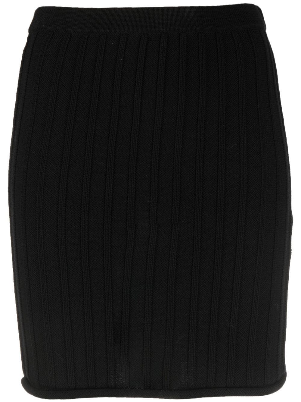 Filippa K ribbed-knit mini skirt - Black von Filippa K