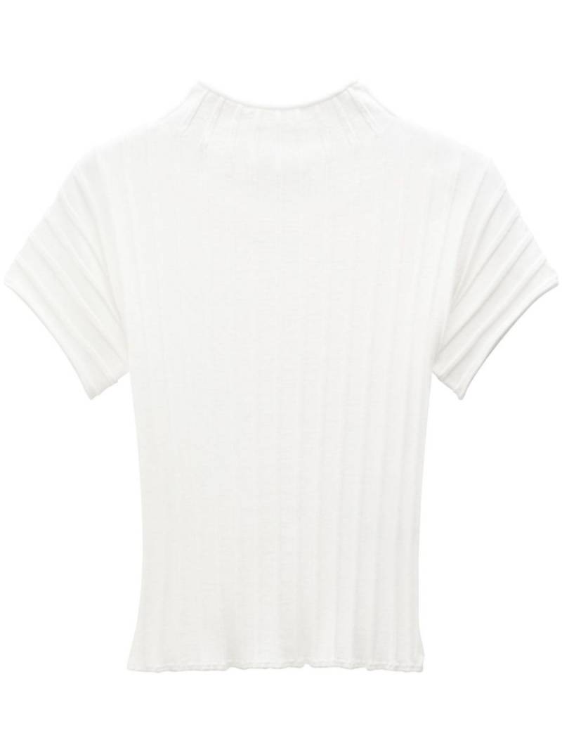 Filippa K ribbed-knit mock neck top - White von Filippa K