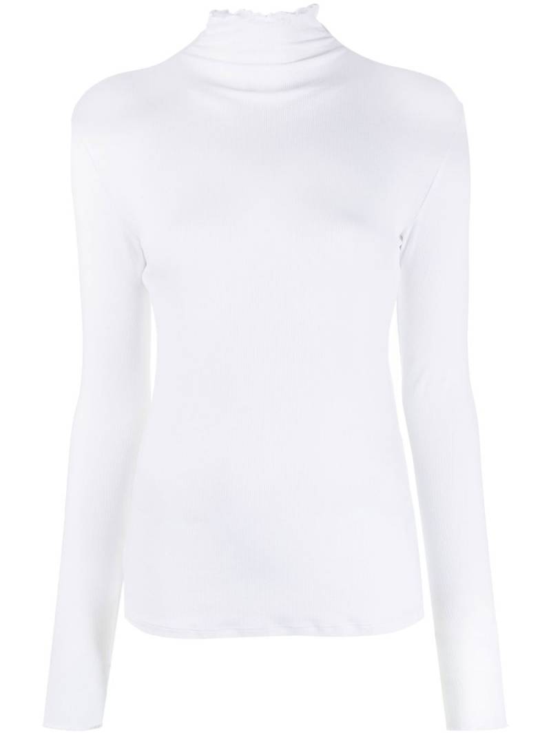 Filippa K ribbed-knit roll-neck top - White von Filippa K