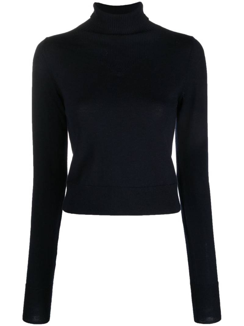 Filippa K roll-neck wool sweatshirt - Blue von Filippa K