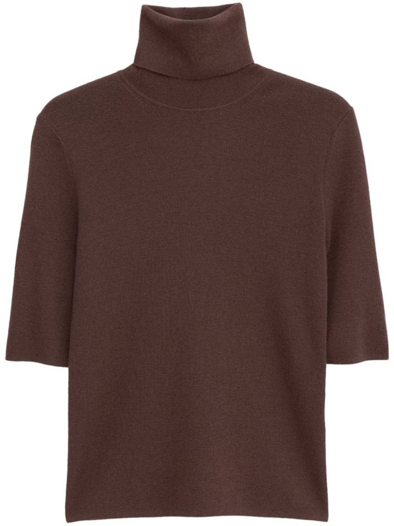 Filippa K short-sleeve top - Brown von Filippa K