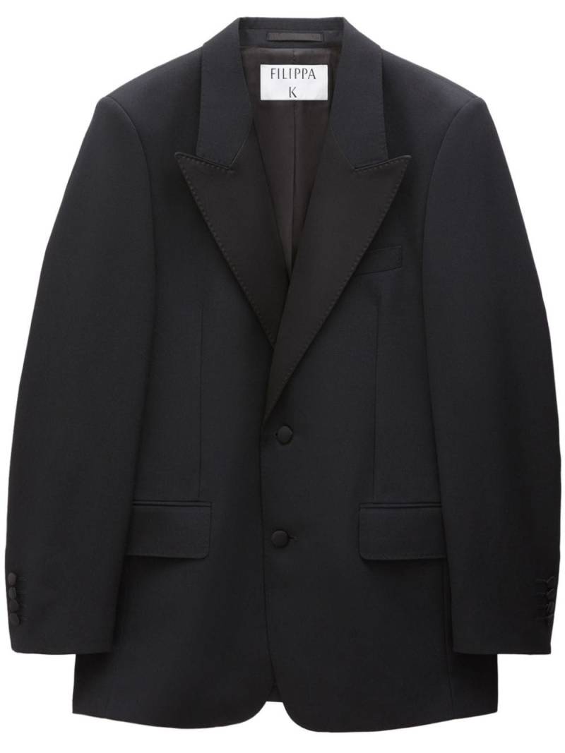 Filippa K single-breasted merino-wool blazer - Black von Filippa K