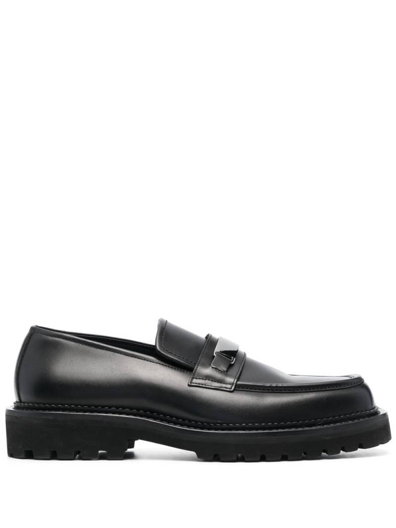 Filippa K square-toe suede loafers - Black von Filippa K