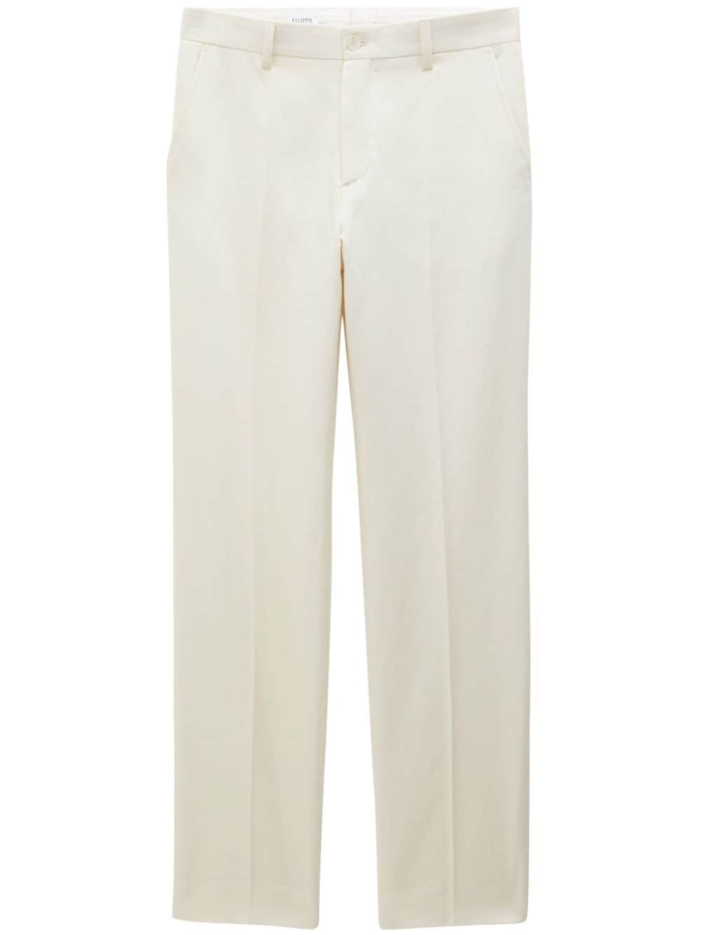 Filippa K straight-leg tailored trousers - White von Filippa K