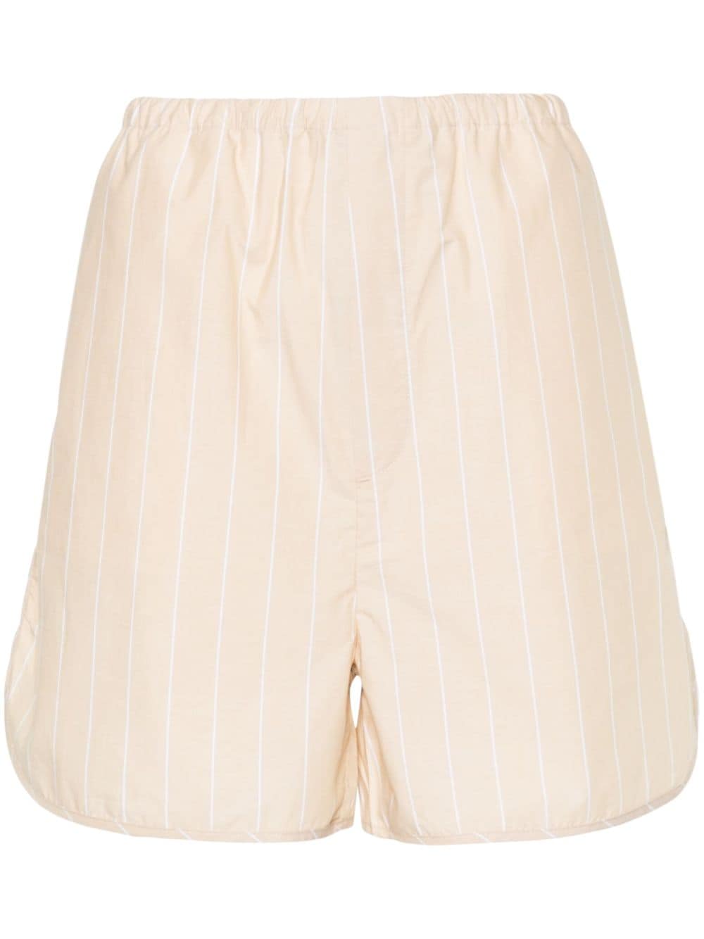 Filippa K striped organic-cotton shorts - Yellow von Filippa K