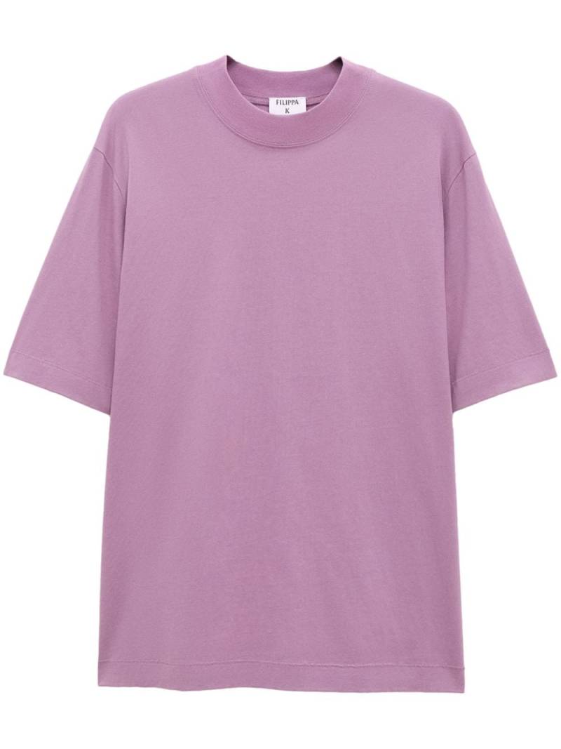 Filippa K thick crew neck T-shirt - Purple von Filippa K