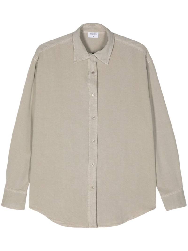 Filippa K twill lyocell shirt - Grey von Filippa K