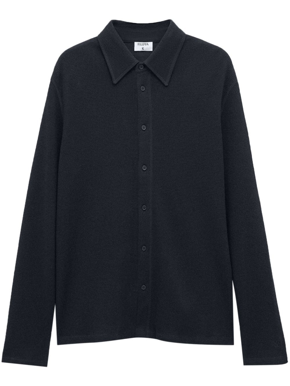 Filippa K waffle jersey shirt - Black von Filippa K