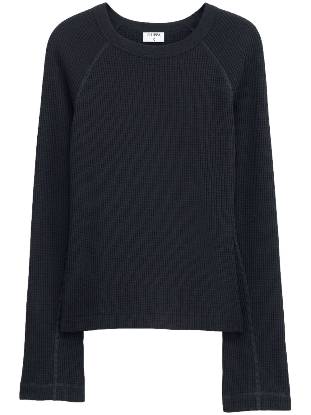 Filippa K waffle-knit jumper - Black von Filippa K