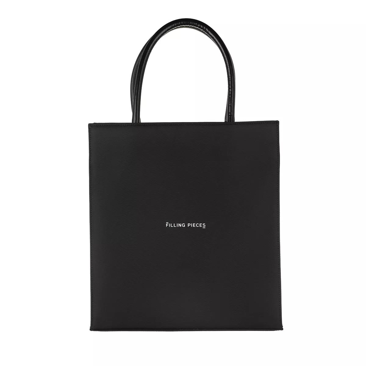 Filling Pieces Schultertasche - Tote Bag Medium Nylon - Gr. unisize - in Schwarz - für Damen von Filling Pieces