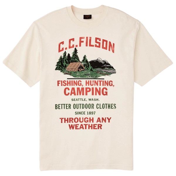 Filson - S/S Frontier Graphic T-Shirt - T-Shirt Gr L;M;S;XL;XXL blau/grau;braun;orange;weiß