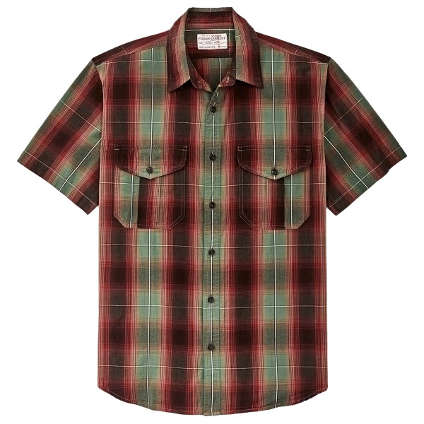 Filson - Washed S/S Feather Cloth Shirt - Hemd Gr XL braun von Filson