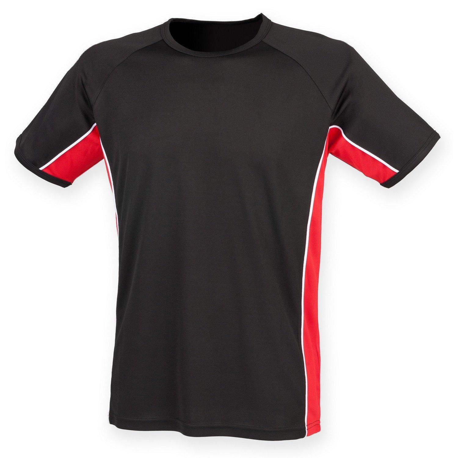 Performance Sport Tshirt, Kurzarm Herren Schwarz S von Finden & Hales