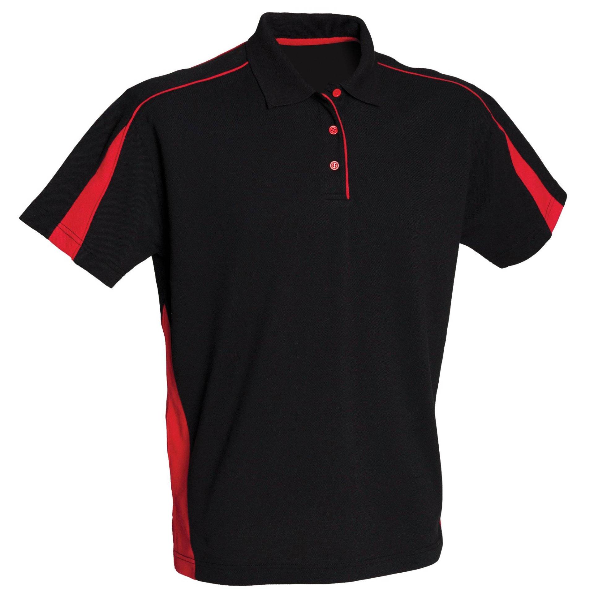 Polo Shirt Club Damen Schwarz XXL von Finden & Hales